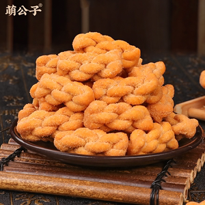 萌公子旗艦店?爆辣麻花128g*3袋
